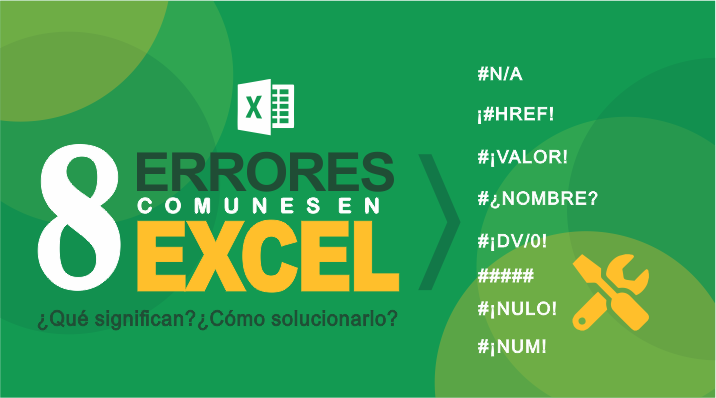 Errores En Excel ¿qué Significan Y ¿cómo Solucionarlos Como Excel 7641